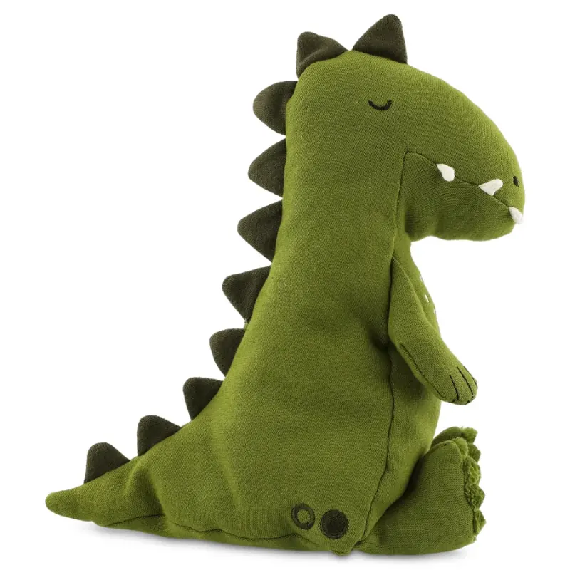 Zijkant knuffel dino