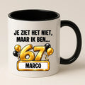 Mok 67 Jaar met Naam – Je Ziet Het Niet, Maar Ik Ben 67 Jaar