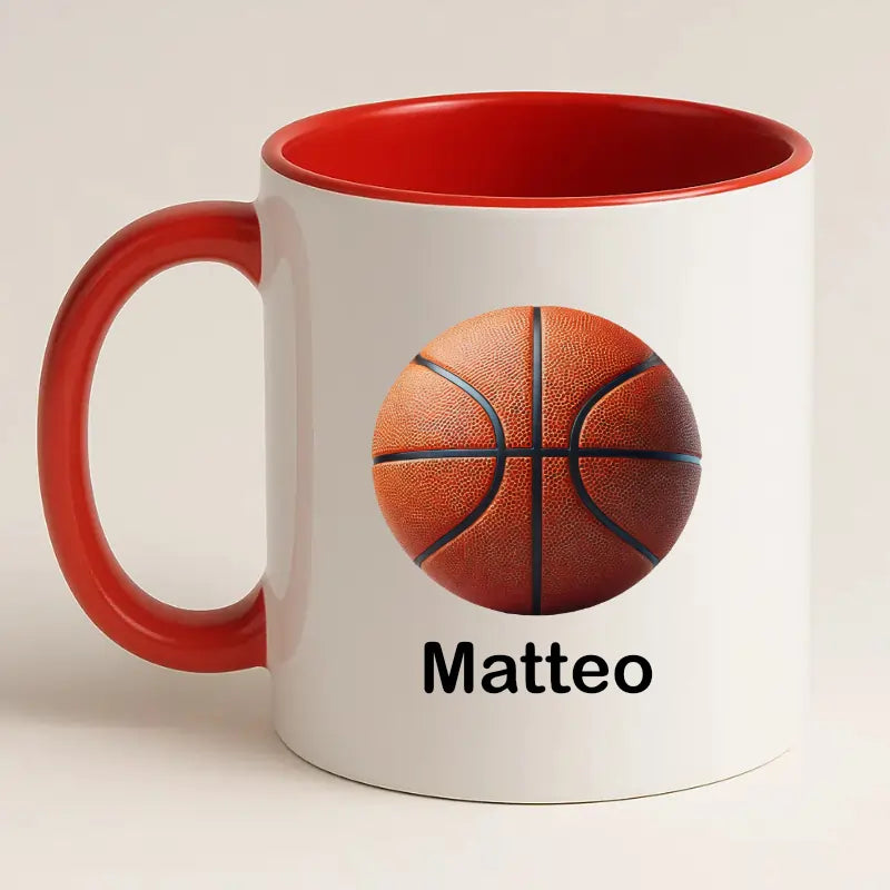 Basketbal Mok met Naam