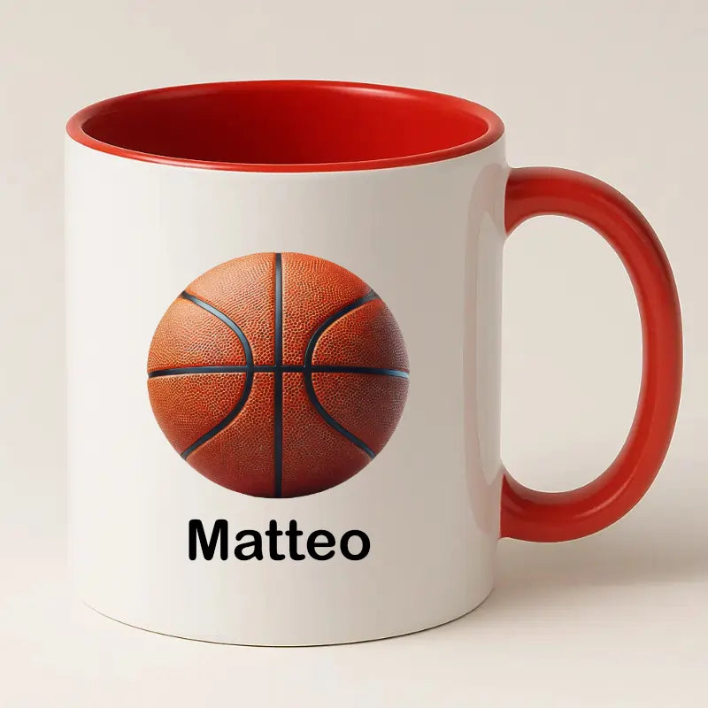 Basketbal Mok met Naam