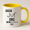 Bedankt Juf mok met naam