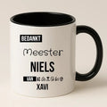 Bedankt Meester Mok met Naam