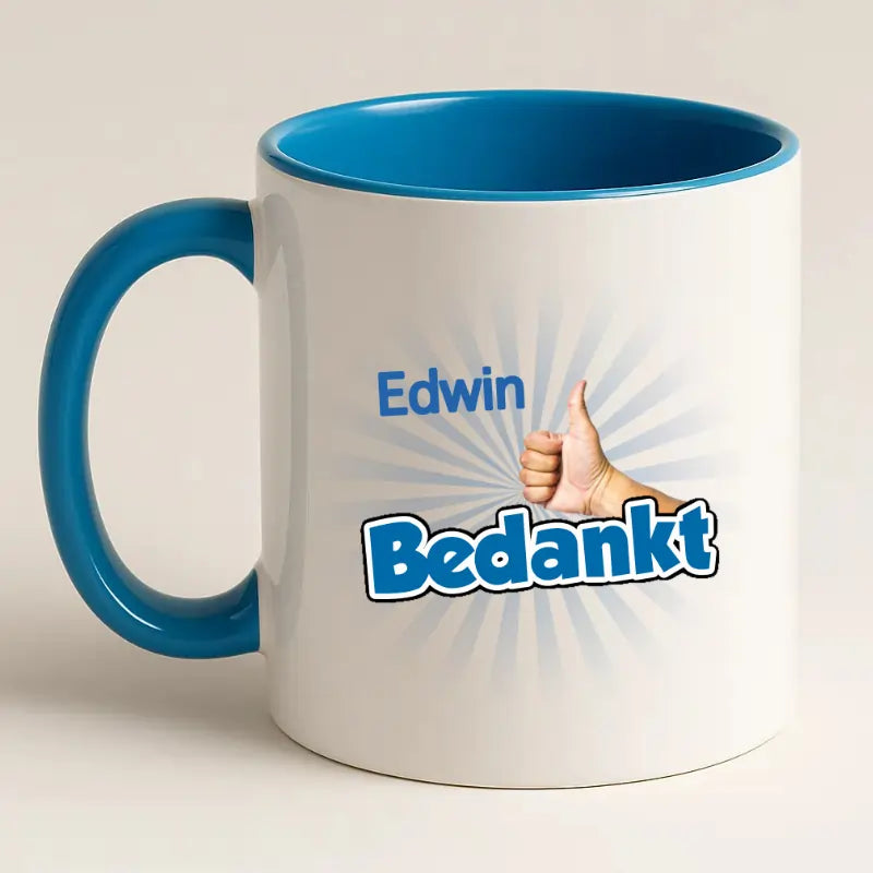 Bedankt Mok met Naam