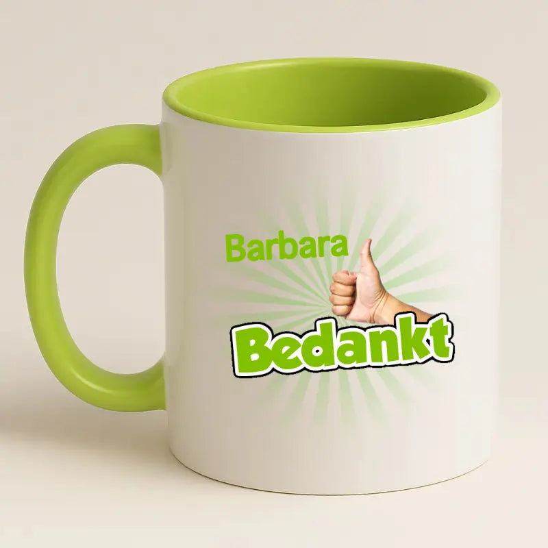 Bedankt Mok met Naam