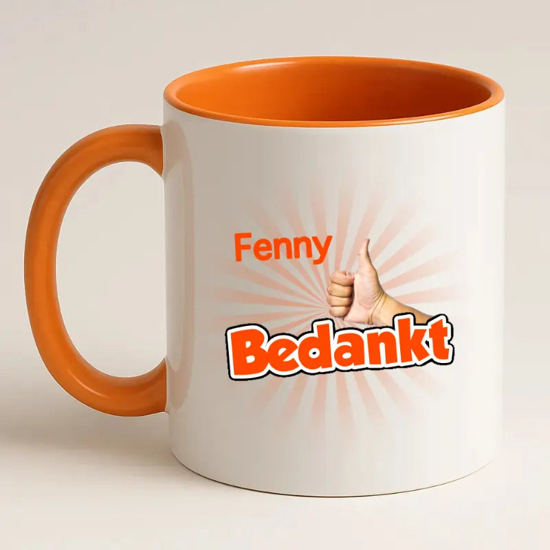 Bedankt Mok met Naam
