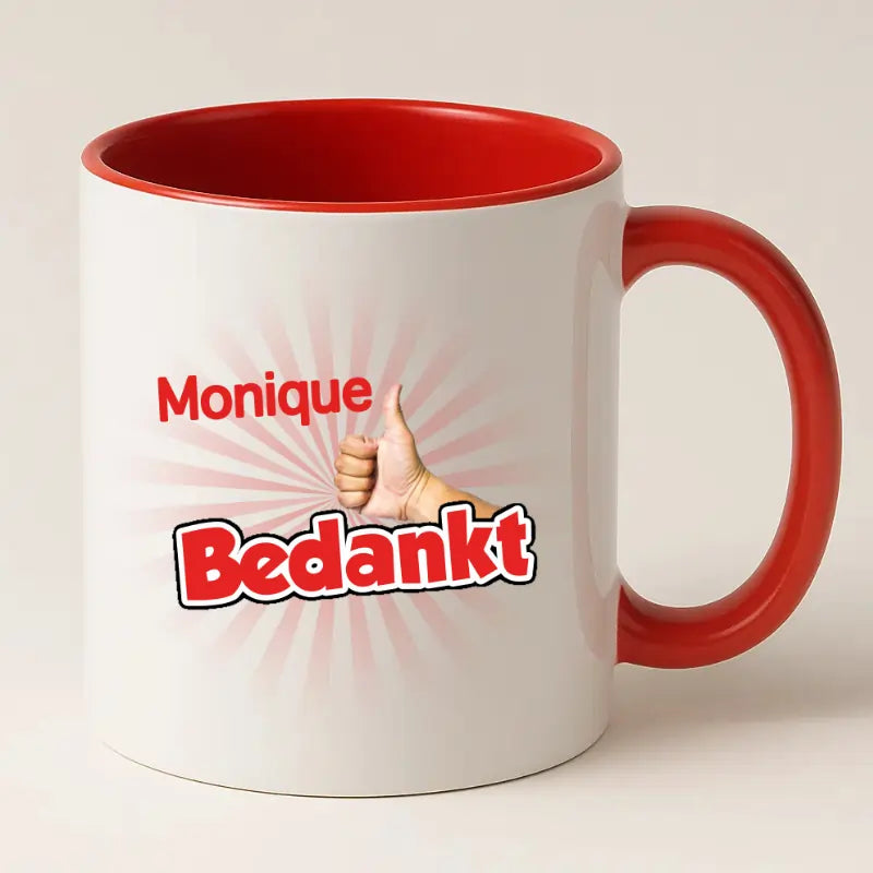 Bedankt Mok met Naam