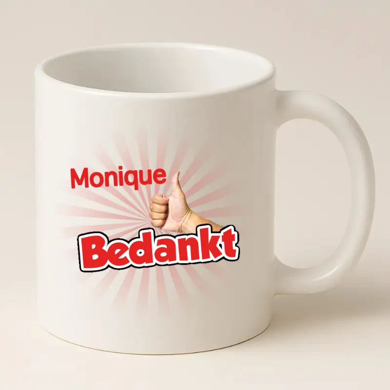 Bedankt Mok met Naam