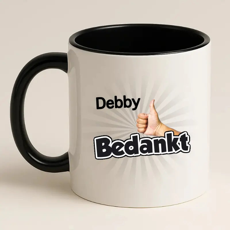Bedankt Mok met Naam
