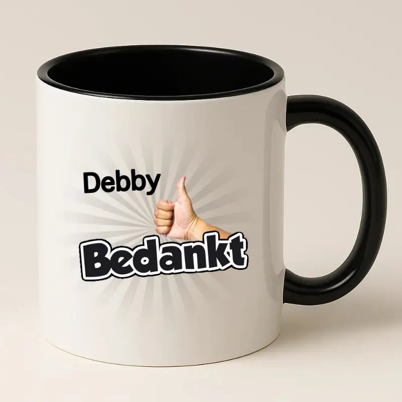 Bedankt Mok met Naam