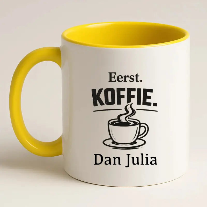Eerst Koffie. Dan (Naam)