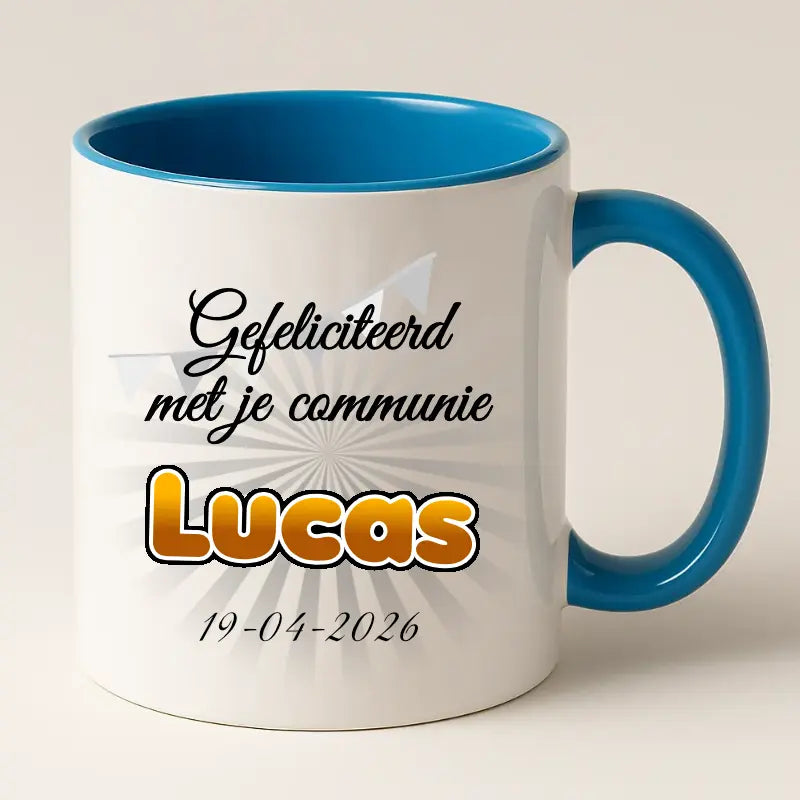 Eerste Communie Mok met Naam en Datum