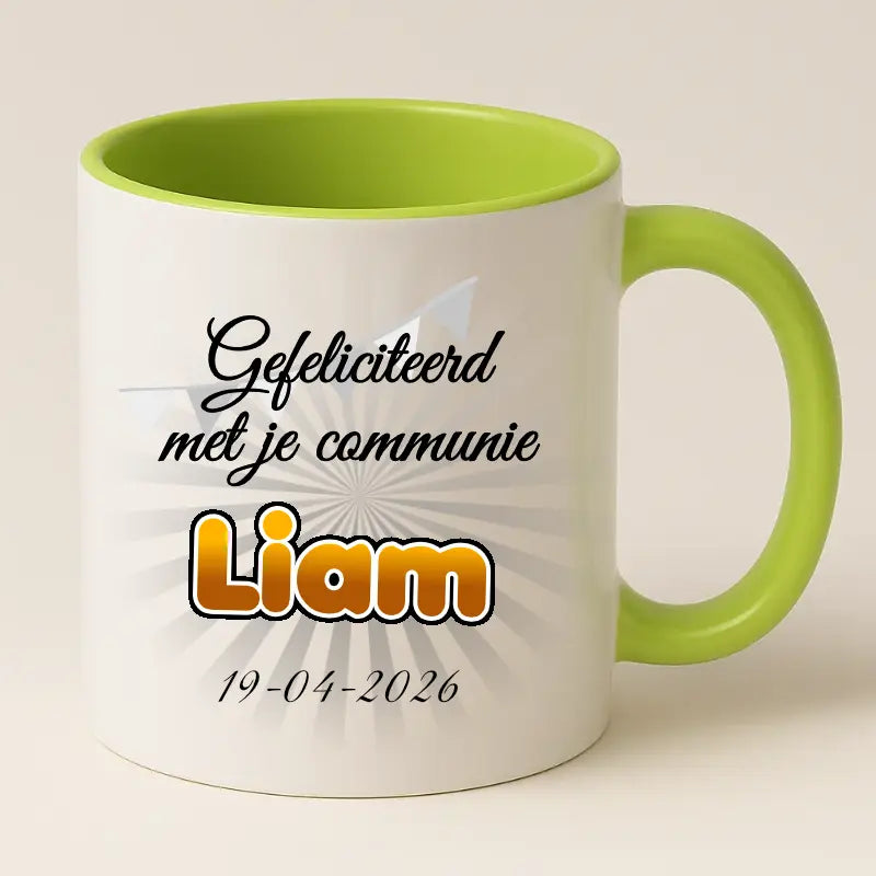 Eerste Communie Mok met Naam en Datum