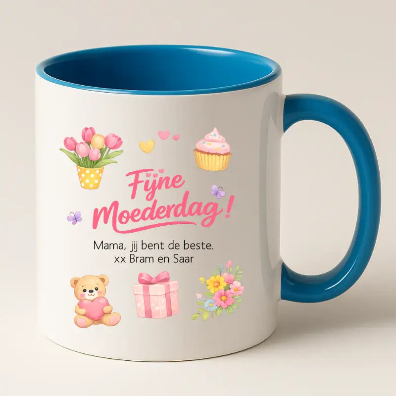 Fijne Moederdag Mok met Tekst