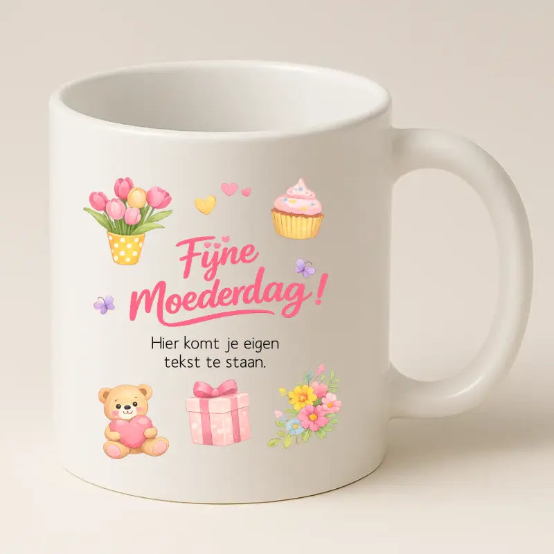Fijne Moederdag Mok met Tekst