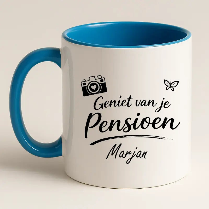Geniet van je Pensioen Mok met Naam