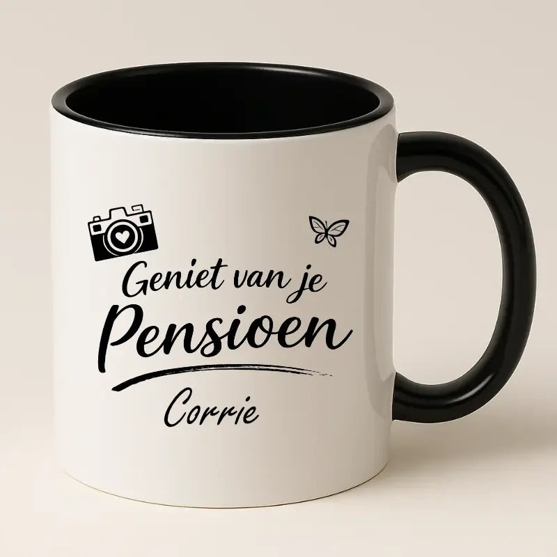 Geniet van je Pensioen Mok met Naam