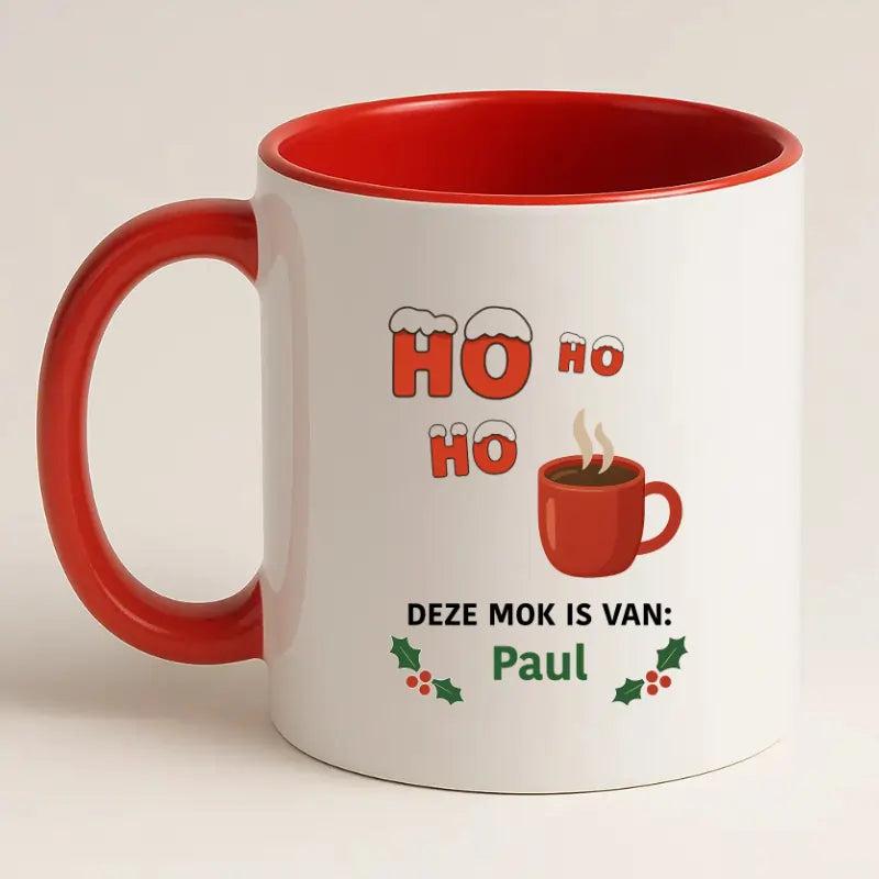 Ho, Ho, Ho, deze mok is van …..