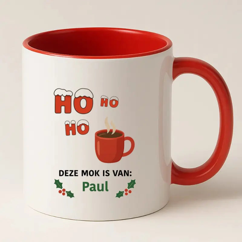 Ho, Ho, Ho, deze mok is van …..