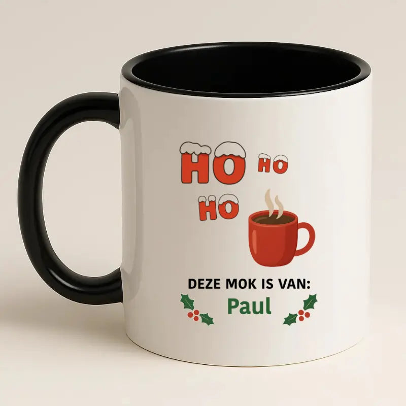 Ho, Ho, Ho, deze mok is van …..