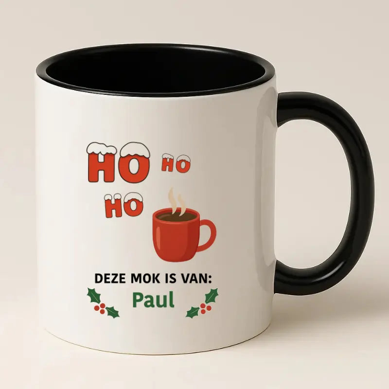 Ho, Ho, Ho, deze mok is van …..
