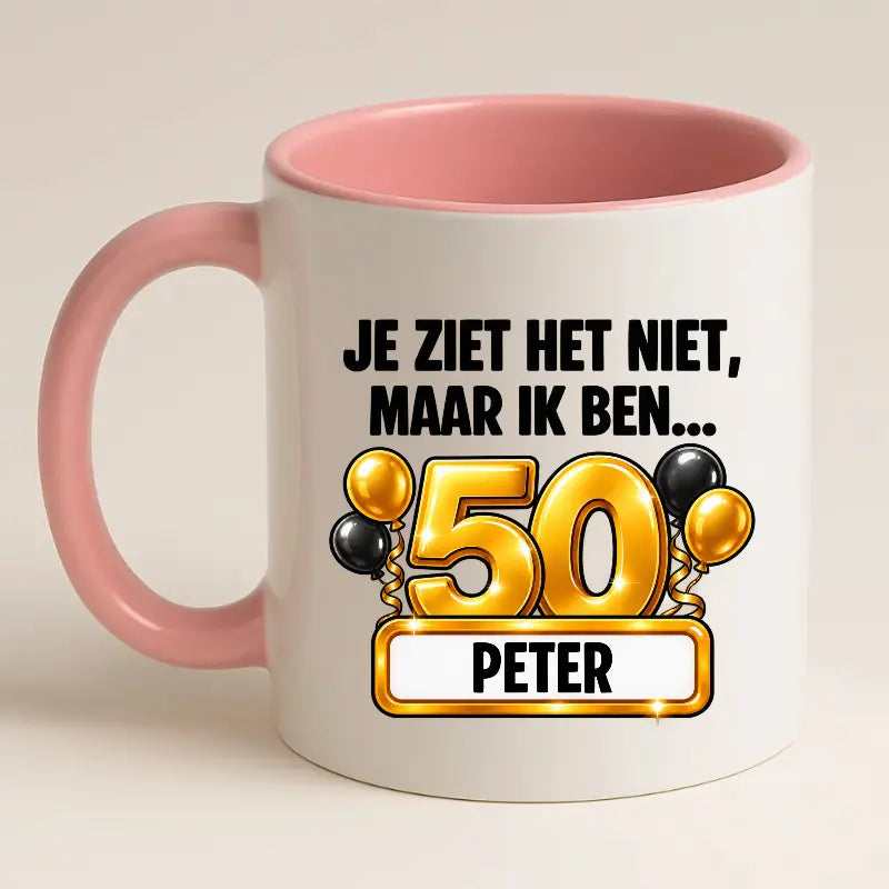 Mok 50 Jaar met Naam – Je Ziet Het Niet, Maar Ik Ben 50 Jaar