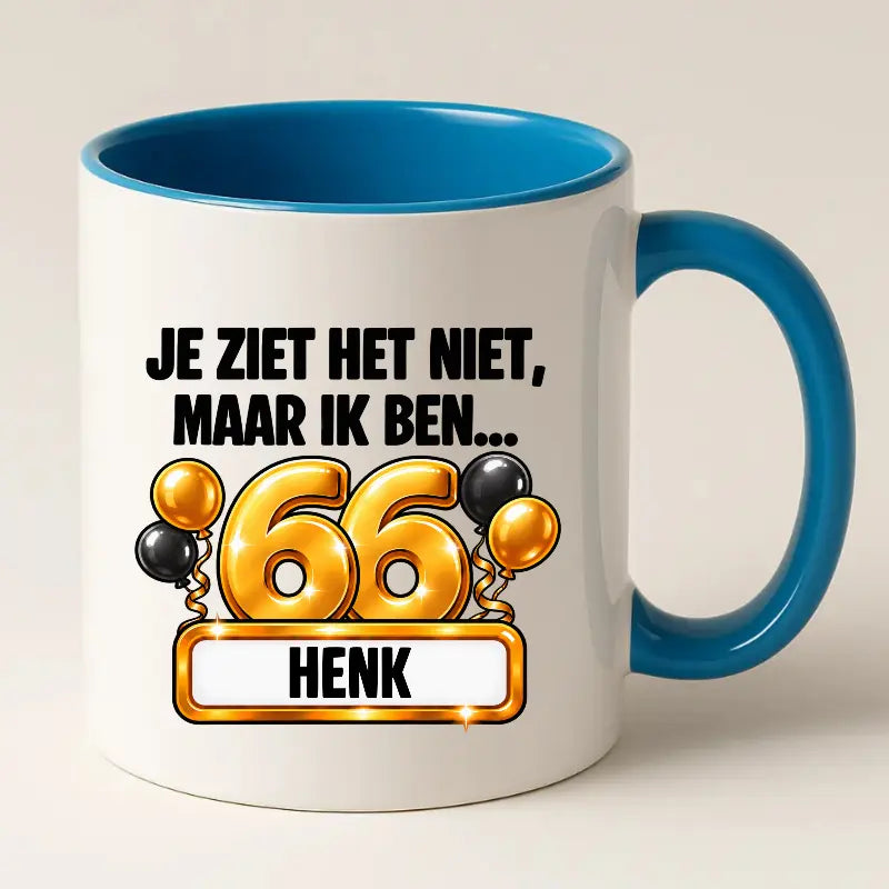 Mok 66 Jaar met Naam – Je Ziet Het Niet, Maar Ik Ben 66 Jaar