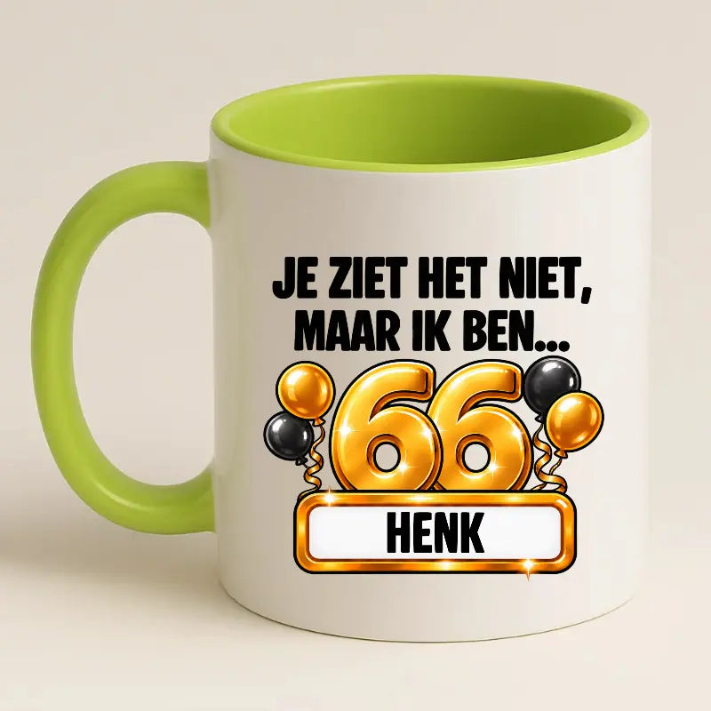 Mok 66 Jaar met Naam – Je Ziet Het Niet, Maar Ik Ben 66 Jaar