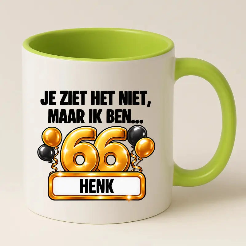 Mok 66 Jaar met Naam – Je Ziet Het Niet, Maar Ik Ben 66 Jaar