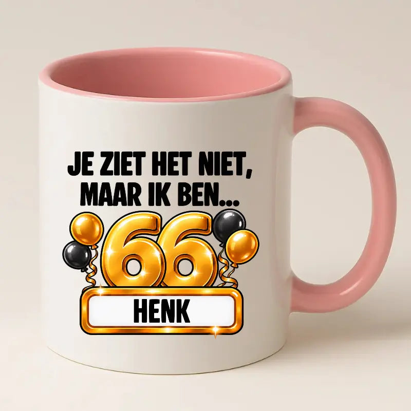 Mok 66 Jaar met Naam – Je Ziet Het Niet, Maar Ik Ben 66 Jaar