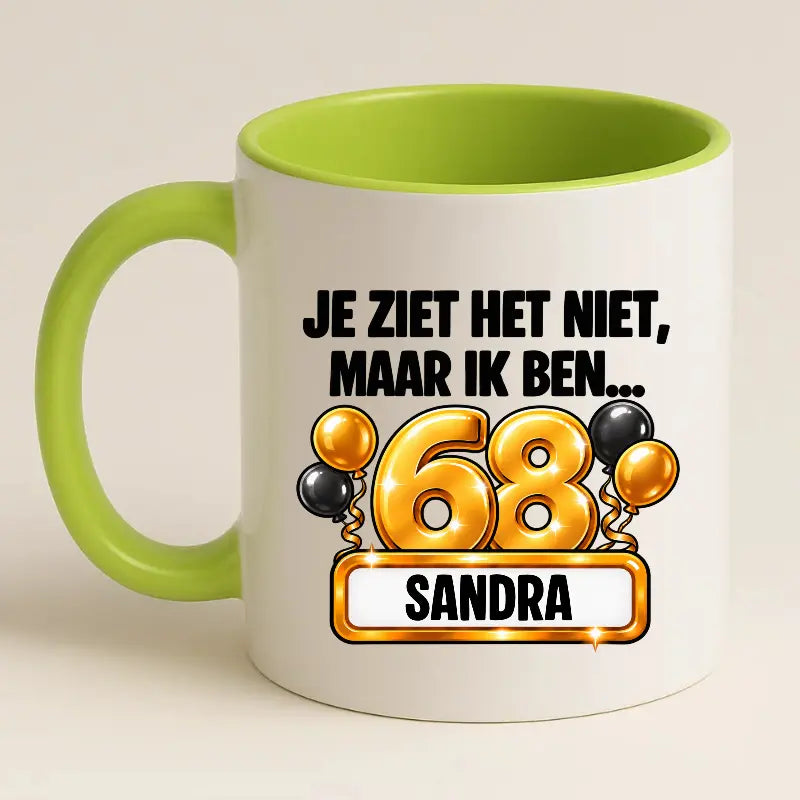 Mok 68 Jaar met Naam – Je Ziet Het Niet, Maar Ik Ben 68 Jaar