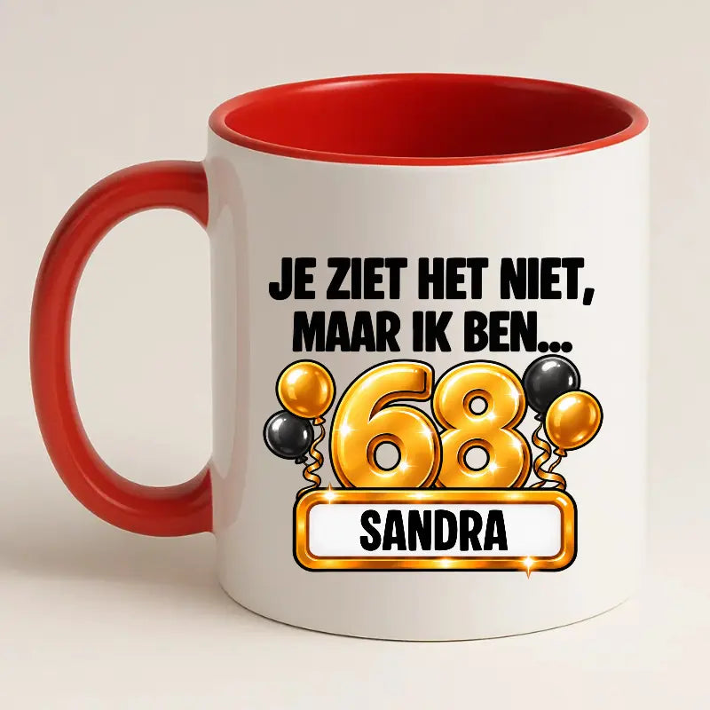Mok 68 Jaar met Naam – Je Ziet Het Niet, Maar Ik Ben 68 Jaar