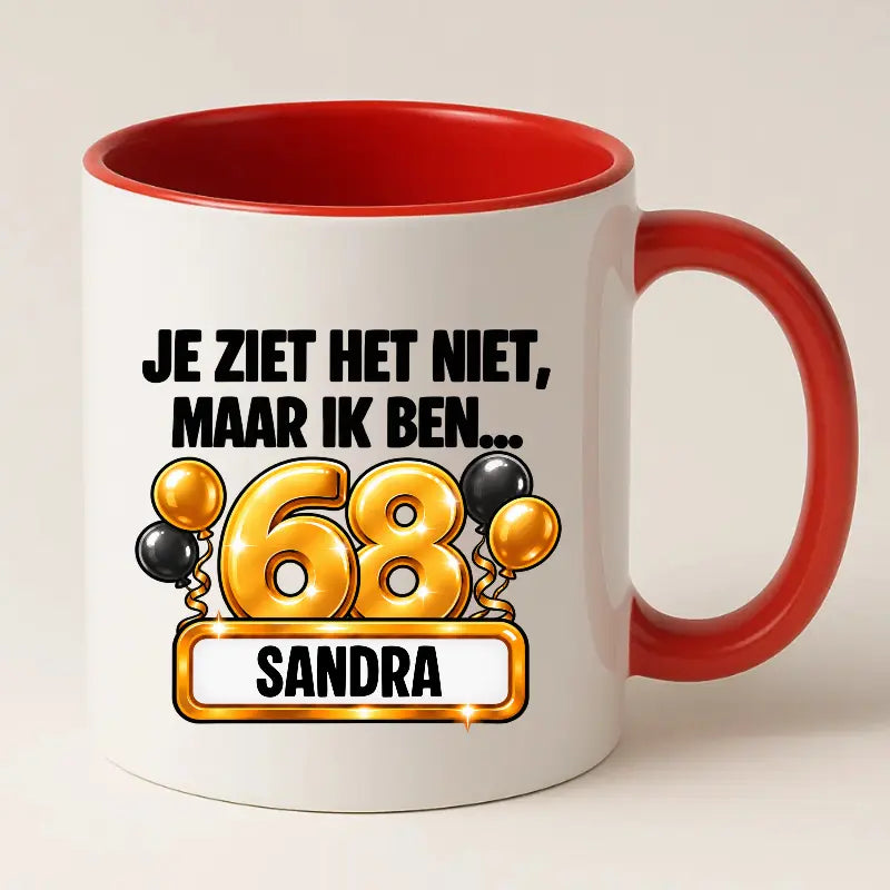 Mok 68 Jaar met Naam – Je Ziet Het Niet, Maar Ik Ben 68 Jaar