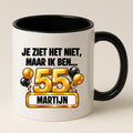 Mok 55 Jaar met Naam – Je Ziet Het Niet, Maar Ik Ben 55 Jaar