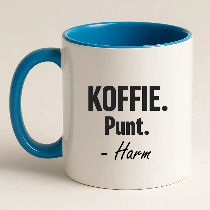 Koffie. Punt. (Naam)