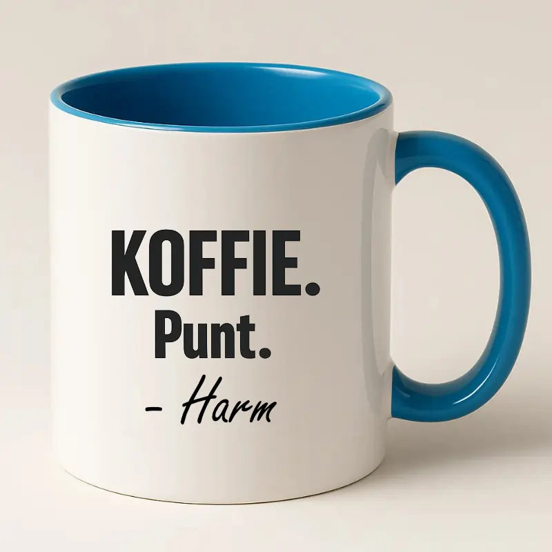 Koffie. Punt. (Naam)