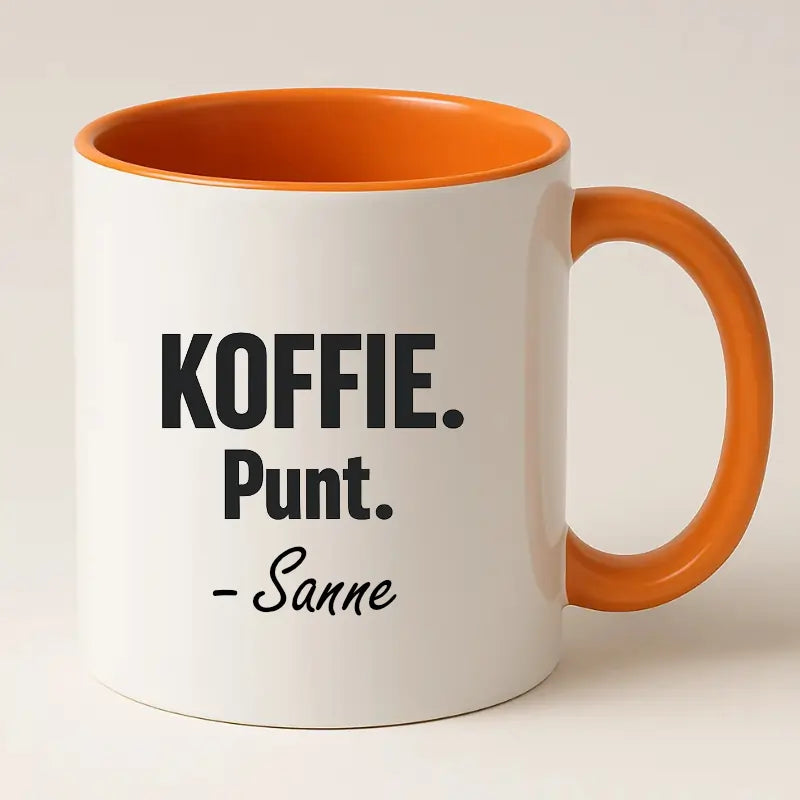 Koffie. Punt. (Naam)