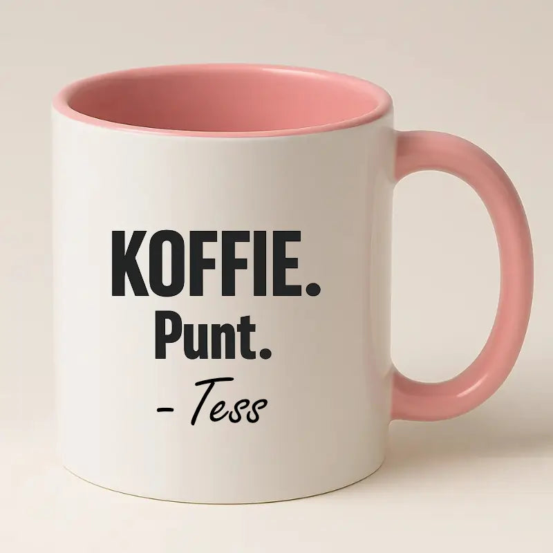 Koffie. Punt. (Naam)