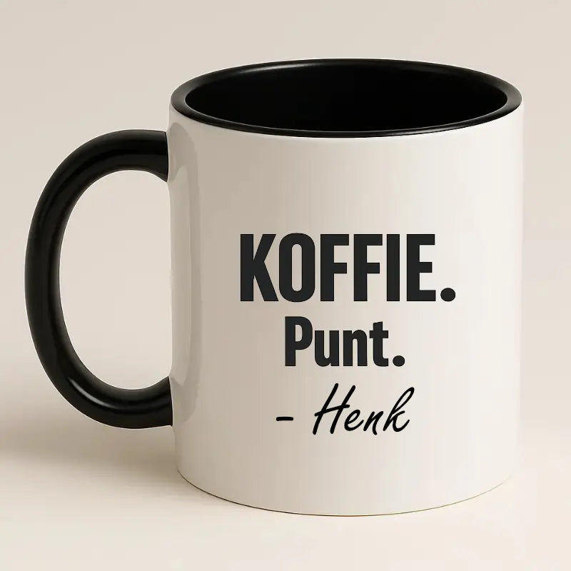 Koffie. Punt. (Naam)