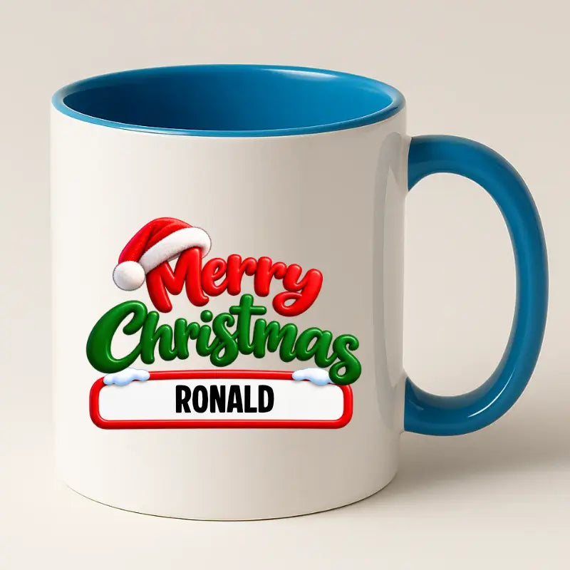 Merry Christmas Mok met Naam – Persoonlijke Kerstmok