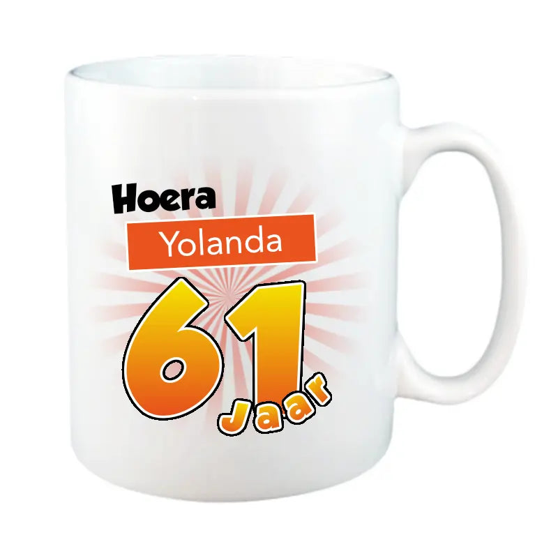 Mok 61 Jaar met Naam en Leeftijd