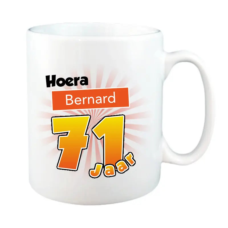 Mok 71 Jaar met Naam en Leeftijd