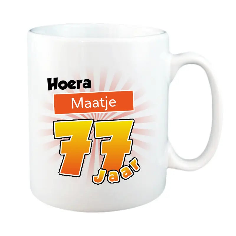 Mok 77 Jaar met Naam en Leeftijd