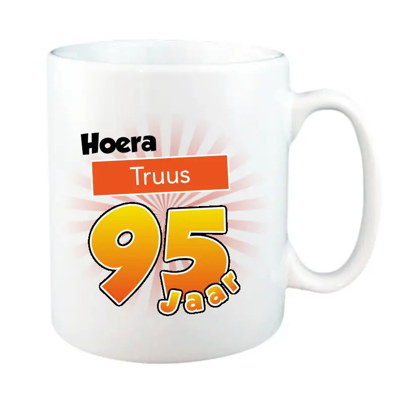 Mok 95 Jaar met Naam en Leeftijd