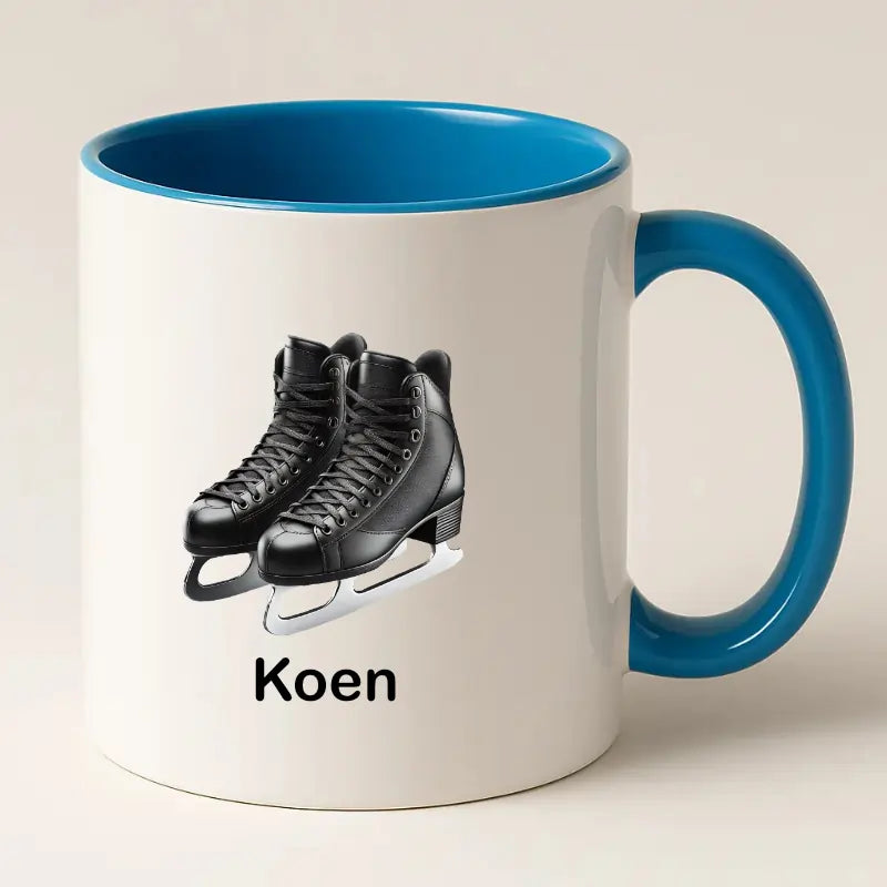 Schaatsen Mok met Naam