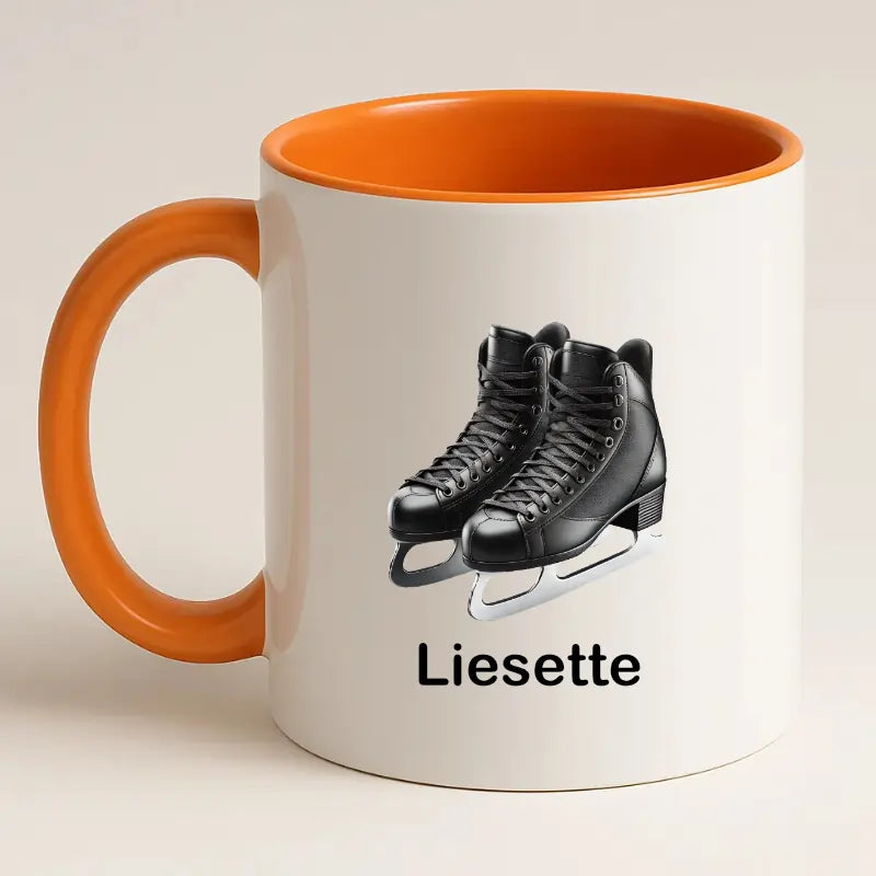 Schaatsen Mok met Naam