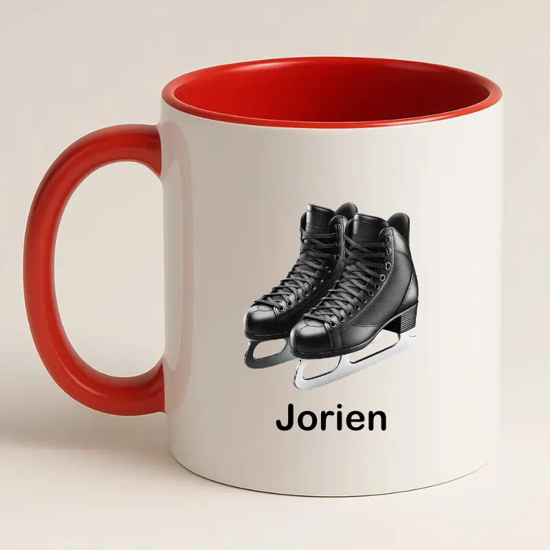 Schaatsen Mok met Naam