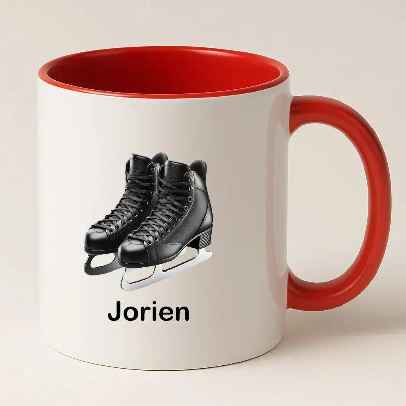 Schaatsen Mok met Naam