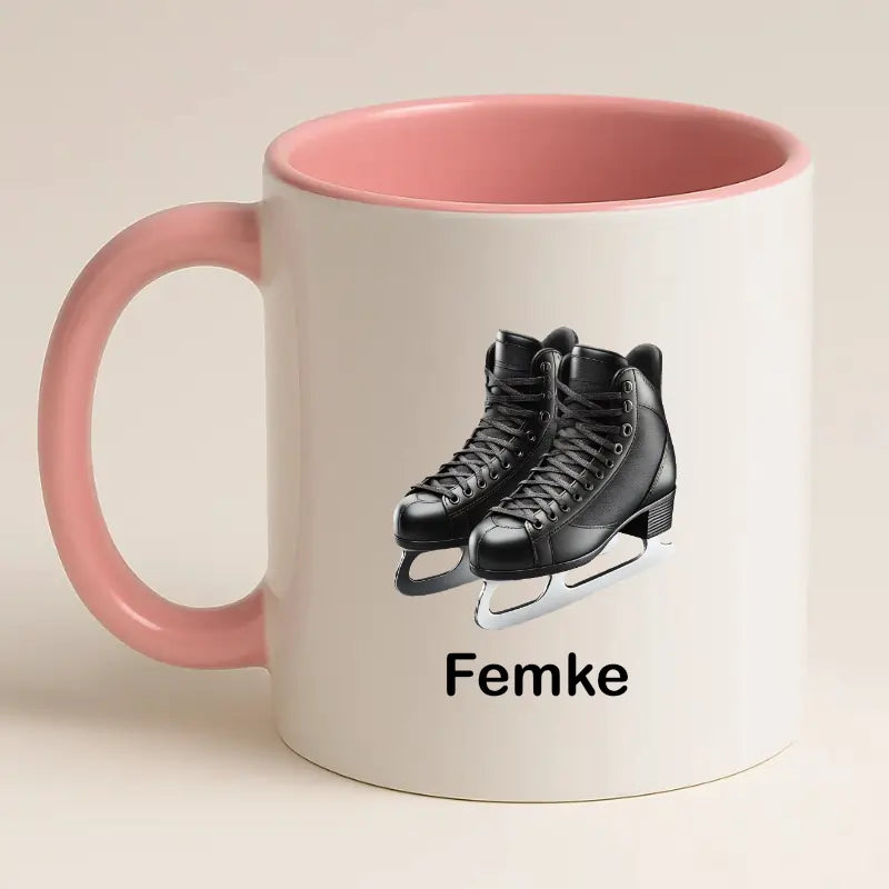 Schaatsen Mok met Naam