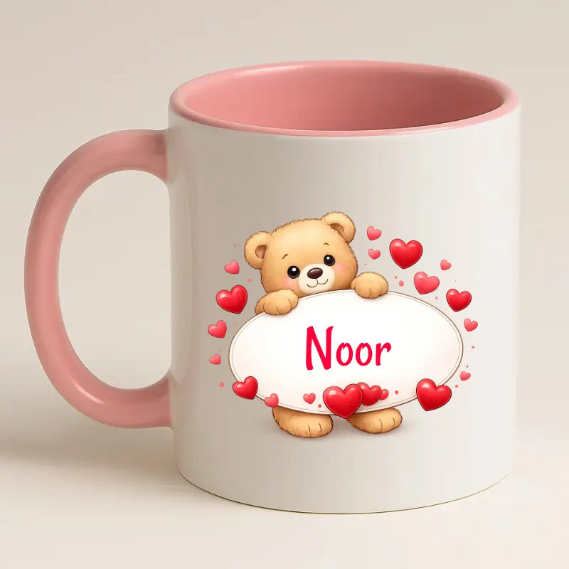 Schattig Beertje Mok met Naam