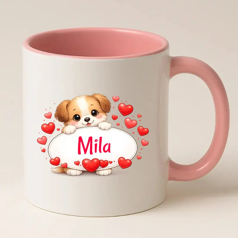 Schattig Hondje Mok met Naam